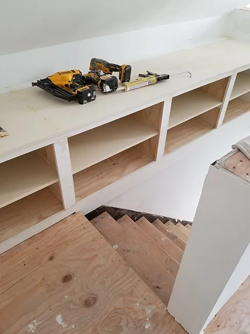 Attic & Staircase — DURING