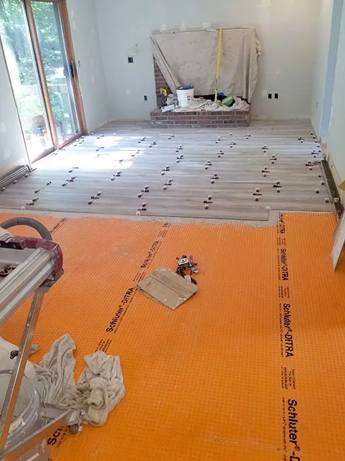 Kitchen — Before & During — DURING