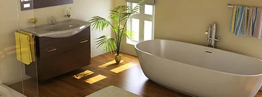 Luxurious bathroom remodel